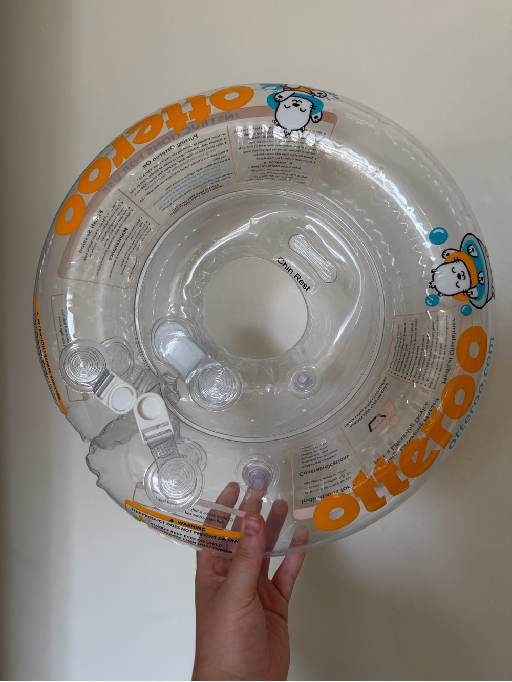 OTTEROO LUMI Inflatable Baby Neck Float